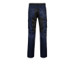Pantalon de travail en sergé en coton et polyester 240 g/m² couleur bleu