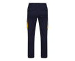 Pantalon de travail avec plusieurs poches en bicolore 240 g/m² couleur jaune