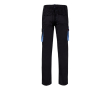 Pantalon de travail unisexe bicolore coton et polyester 240 g/m² couleur bleu ciel