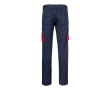 Pantalon de travail avec plusieurs poches en bicolore 240 g/m² couleur rouge