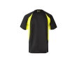 T-shirt unisexe de travail en polyester teinte bicolore 160 g/m² couleur jaune