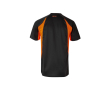 T-shirt unisexe de travail en polyester teinte bicolore 160 g/m² couleur orange