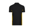Polo de travail en piqué bicolore en coton et polyester 180 g/m² couleur jaune