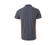 Polo de travail en piqué bicolore manches courtes 180 g/m² couleur orange