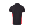 Polo de travail en piqué bicolore en coton et polyester 180 g/m² couleur rouge