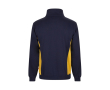 Pull de travail molletonné polyester et coton 260 g/m² couleur jaune