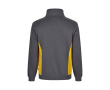 Pull de travail molletonné avec demi-fermeture éclair 260 g/m² couleur jaune