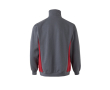 Pull de travail molletonné avec demi-fermeture éclair 260 g/m² couleur rouge