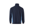 Pull de travail molletonné polyester et coton 260 g/m² couleur bleu ciel