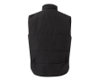 Gilet multi-poches matelassé en polyester 220 g/m² couleur noir