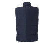 Gilet multi-poches matelassé en polyester 220 g/m² couleur bleu marine