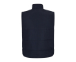 Gilet de travail matelassé et réversible en polyester 220 g/m² couleur jaune