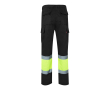 Pantalon de travail coton et polyester réfléchissant 210 g/m² couleur noir