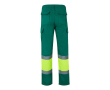 Pantalon de travail multi-poches en coton et polyester 210 g/m² couleur vert