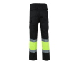 Pantalon de travail unisexe en coton et polyester 210 g/m² couleur noir