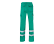 Pantalon de travail en sergé en coton et polyester 200 g/m² couleur vert