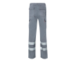 Pantalon de travail en sergé en coton et polyester 200 g/m² couleur gris