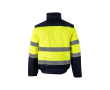 Veste de travail grande taille en polyester 180 g/m² couleur jaune