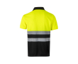 Polo de travail extra large à manches courtes polyester 160 g/m² couleur noir