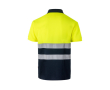 Polo de travail grande taille haute visibilité 160 g/m² couleur jaune