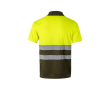 Polo de travail extra large à manches courtes polyester 160 g/m² couleur vert militaire