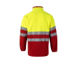 Veste polaire de travail unisexe avec réfléchissants 280 g/m² couleur rouge