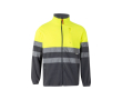 Veste polaire de travail bicolore en polyester 280 g/m² couleur jaune
