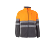 Veste polaire de travail bicolore en polyester 280 g/m² couleur orange