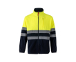 Veste softshell grande taille de travail en polyester 280 g/m² couleur jaune