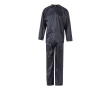 Habit de pluie de travail deux pièces polyester enduit 225 g/m² couleur bleu