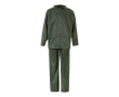 Habit de pluie de travail deux pièces polyester enduit 225 g/m² couleur vert