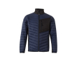 Veste matelassée tissu extensible sur plusieurs zones 265 g/m² couleur bleu