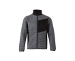 Veste matelassée tissu extensible sur plusieurs zones 265 g/m² couleur gris