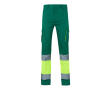 Pantalon de travail en coton et polyester visible 240 g/m² couleur vert