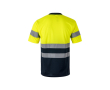 T-shirt de travail grande taille haute visibilité 140 g/m² couleur jaune