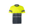 T-shirt de travail et éléments réfléchissants polyester 140 g/m² couleur gris