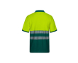 Polo de travail piqué manches courtes coton polyester 150 g/m² couleur vert