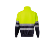 Pull de travail en polaire avec col montant 300 g/m² couleur jaune