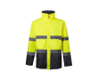 Parka de travail en polyester. éléments réfléchissants 190 g/m² couleur gris