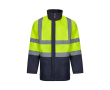 Parka de travail 4 en 1 bicolore avec revêtement 180 g/m² couleur jaune