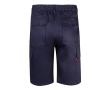Bermuda en sergé multi-poches en coton et polyester 200 g/m² couleur bleu
