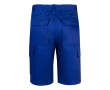 Bermuda en sergé multi-poches en coton et polyester 200 g/m² couleur bleu roi
