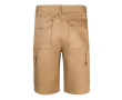 Bermuda en sergé multi-poches en coton et polyester 200 g/m² couleur naturel