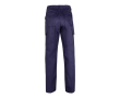 Pantalon multi-poches unisexe en coton et polyester 200 g/m² couleur bleu