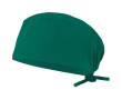 Bonnet sanitaire en sergé polyester et coton 190 g/m² couleur vert