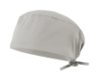 Bonnet sanitaire en sergé polyester et coton 190 g/m² couleur gris clair