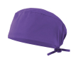 Bonnet sanitaire en sergé polyester et coton 190 g/m² couleur lilas