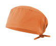 Bonnet sanitaire en sergé polyester et coton 190 g/m² couleur saumon