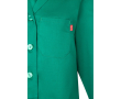 Blouse de travail manches longues polyester et coton 175 g/m² couleur vert