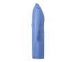 Blouse de travail manches longues polyester et coton 175 g/m² couleur bleu pastel